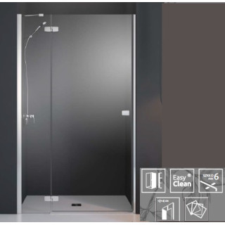 Kabina Radaway Fuenta New KDD 100x100 cm, chrom, szkło przeźroczyste EasyClean- sanitbuy.pl