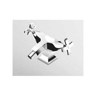 Bateria  bidetowa Zucchetti Bellagio z uchwytami krzyżowymi- sanitbuy.pl