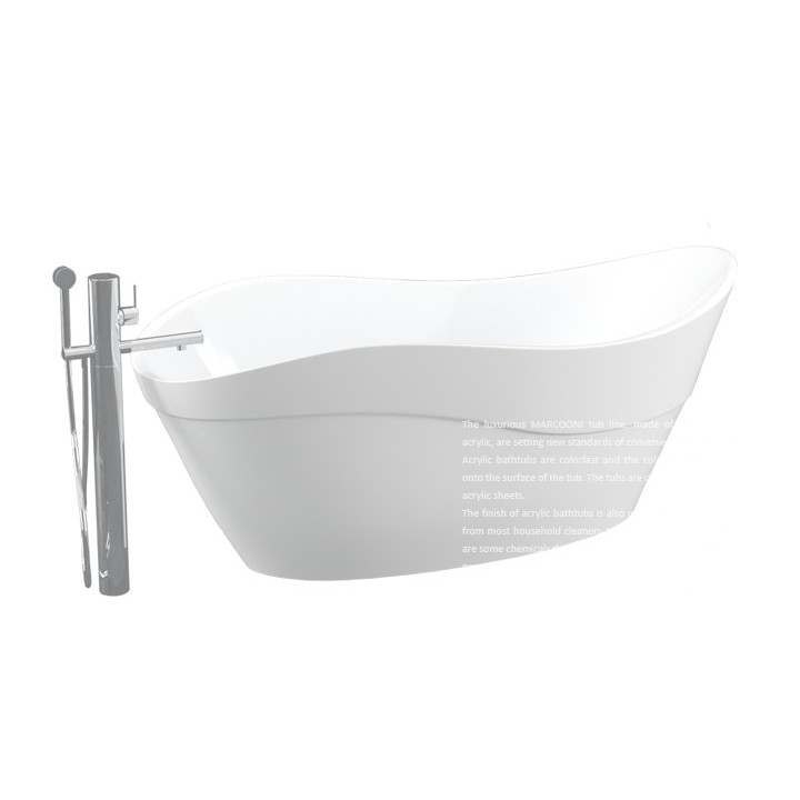 Wanna MARCOONI VSA-456 160x75,5 cm, wolnostojąca- sanitbuy.pl