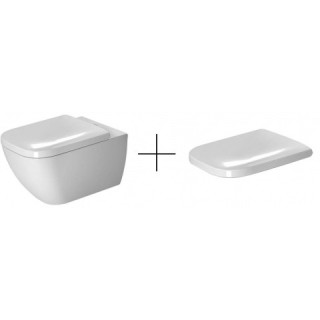 Miska Duravit DuraStyle wisząca, 37 x 54 cm + deska wolnoopadająca- sanitbuy.pl
