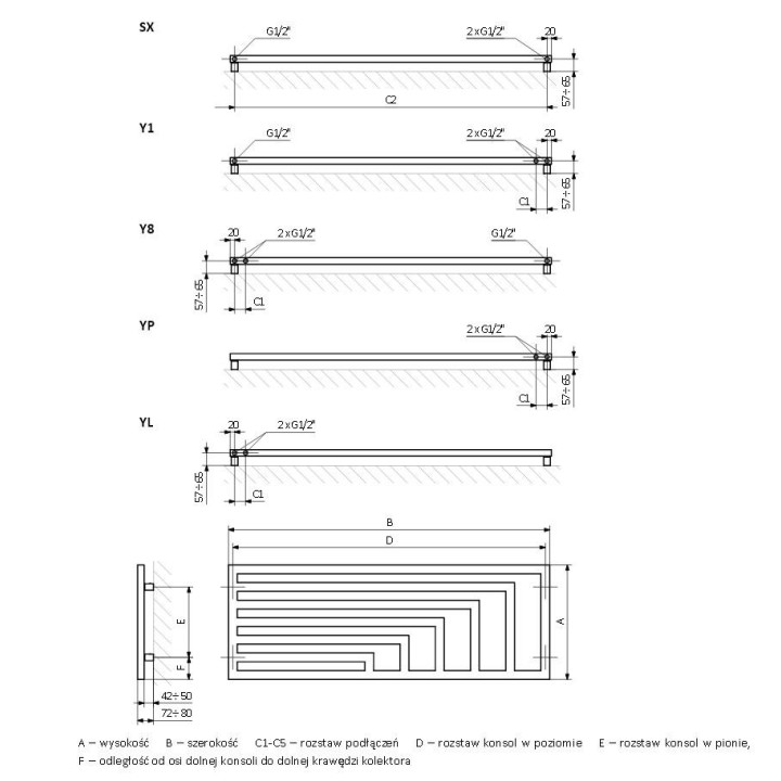 Grzejnik Terma Angus DW 178x68 cm- sanitbuy.pl