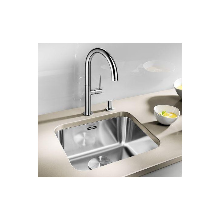 Komora Blanco SUPRA 160-U, podwieszana, stal szczotkowana z odsączarką- sanitbuy.pl