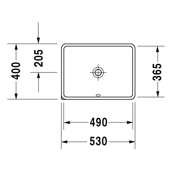 Umywalka Duravit ME by Starck 42x42 cm nablatowa z powłoką WonderGliss- sanitbuy.pl