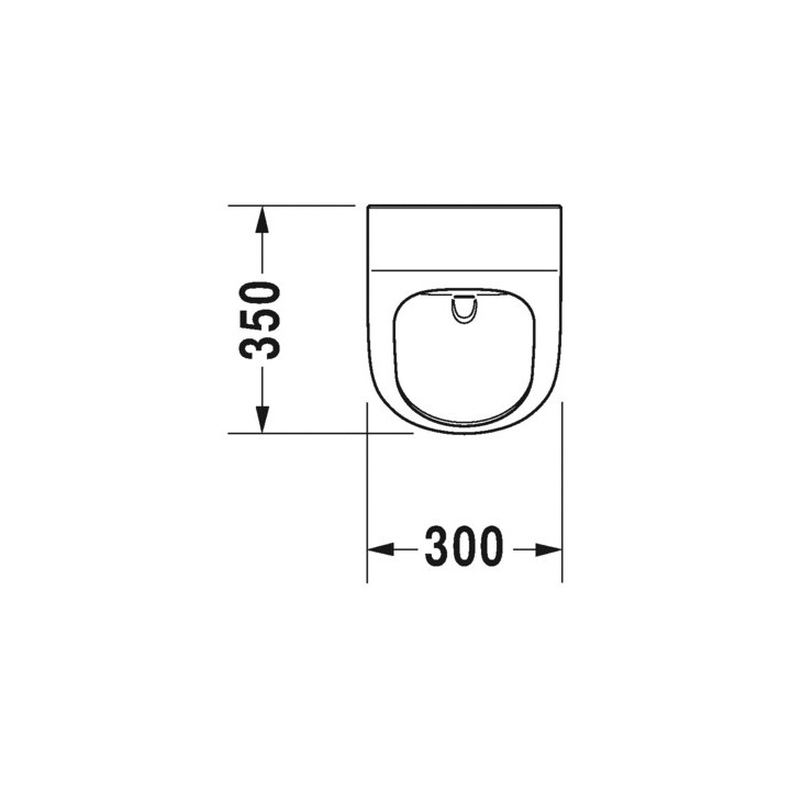 Pisuar Elektroniczny Rimless Duravit ME by Starck  0,5 l. z muchą- sanitbuy.pl