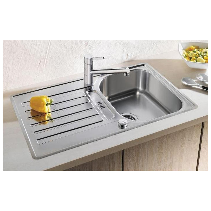 Zlewozmywak stalowy Blanco JARON XL6 S-IF z korkiem automatycznym- sanitbuy.pl