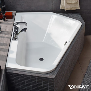 Wanna przyścienna Duravit P3 Comforts 180x80 cm ze zintegrowaną obudową.- sanitbuy.pl