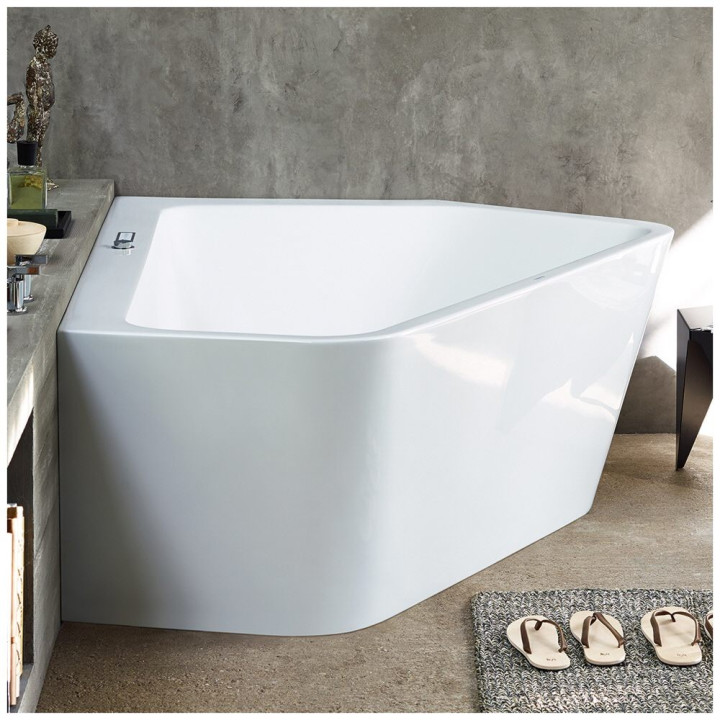 Wanna akrylowa Duravit Paiova 177x130 cm narożna prawa ze zintegrowaną obudową- sanitbuy.pl