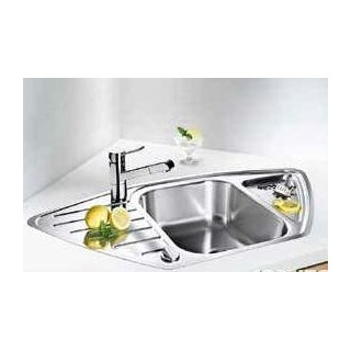 Zlewozmywak stalowy  Blanco DIVON IIS-IF 116x51 cm, komora lewa- sanitbuy.pl