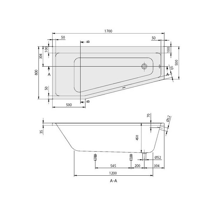 Wanna Villeroy & Boch Subway 140x140 cm, kształt specjalny- sanitbuy.pl