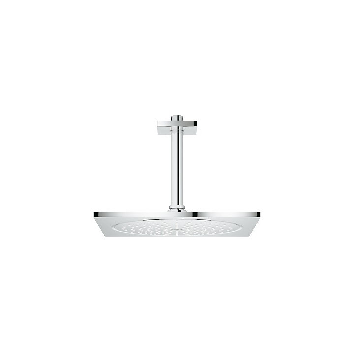 Zestaw prysznicowy Grohe Rainshower® F-Series 10", 254 mm x 254 mm, ramię: 286 mm, chrom, ogranicznik przepływu- sanitbuy.pl