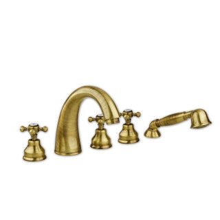 Bateria wannowa 4- otworowa Eurorama Anais, chrom- sanitbuy.pl