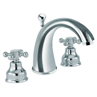 Bateria umywalkowa  Eurorama Anais wysoka, łamana, chrom- sanitbuy.pl
