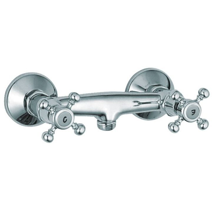 Bateria wannowa wolnostojąca Eurorama Anais, chrom- sanitbuy.pl