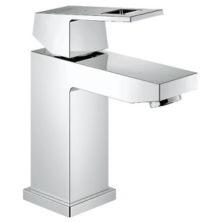 Bateria umywalkowa Grohe Eurocube stojąca, wys. 186 mm, chrom, jednootworowa, ogranicznik przepływu- sanitbuy.pl