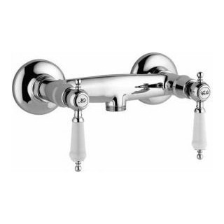 Bateria umywalkowa 3-otworowa Gaboli Luigi Armonia, chrom/ złoto- sanitbuy.pl