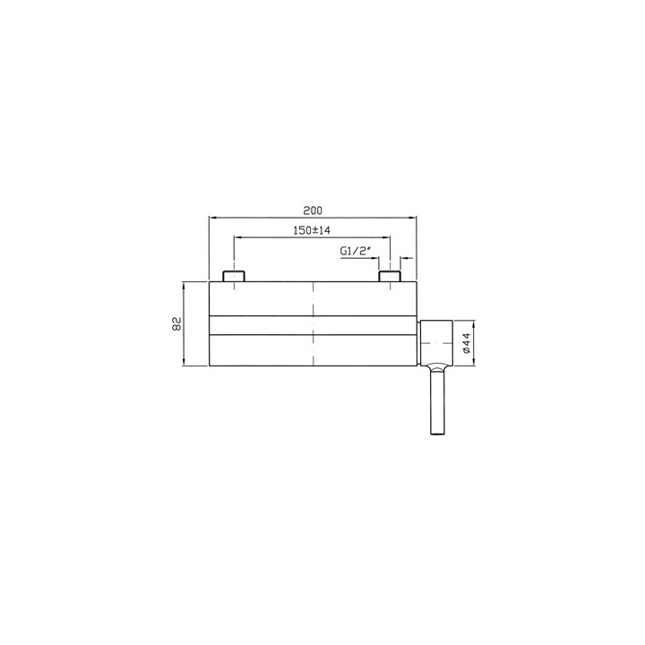 Bateria Zucchetti Pan natryskowa ścienna- sanitbuy.pl