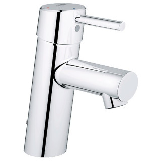 Bateria umywalkowa Grohe Concetto stojąca, wys. 185 mm, chrom, jednootworowa, z zestawem odpływowym- sanitbuy.pl