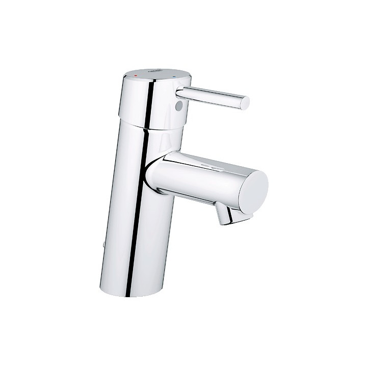 Bateria umywalkowa Grohe Concetto stojąca, wys. 185 mm, chrom, jednootworowa, z zestawem odpływowym- sanitbuy.pl