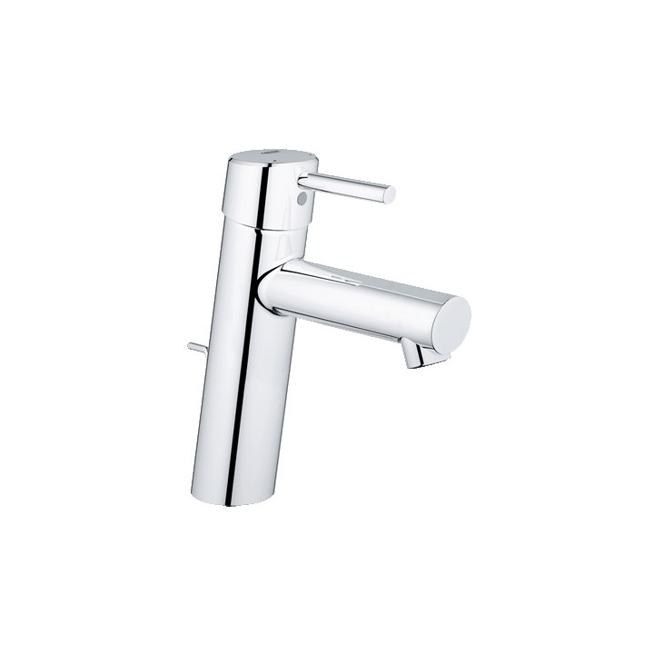 Bateria umywalkowa Grohe Concetto stojąca, wys. 185 mm, chrom, jednootworowa, z zestawem odpływowym- sanitbuy.pl