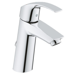 Bateria umywalkowa Grohe Eurosmart stojąca, wys. 179 mm, chrom, jednootworowa, z opuszczanym łańcuszkiem- sanitbuy.pl