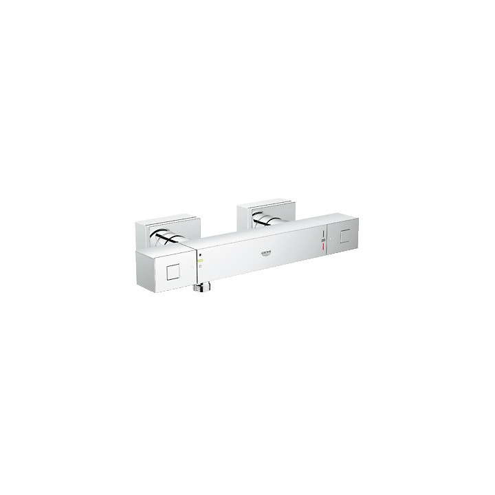 Bateria prysznicowa Grohe Grohtherm Cube, ścienna, szer. 304 mm, chrom, z półką - sanitbuy.pl