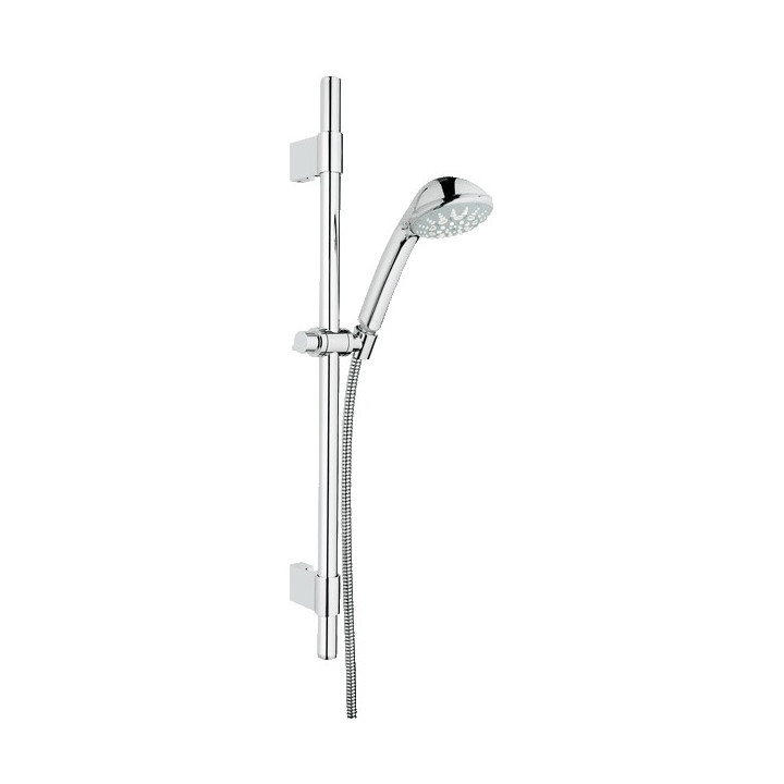 Zestaw prysznicowy GROHE Power&Soul® 115 ścienny, dł.600 - 900 mm, chrom, 2 strumienie, bez ogranicznika przepływu- sanitbuy.pl