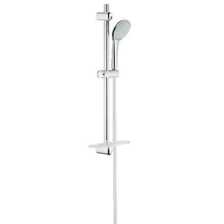 Zestaw prysznicowy GROHE Euphoria 110 Champagne ścienny, dł. 470 - 620 mm, chrom, 3 strumienie, bez ogranicznika przepływu- sani