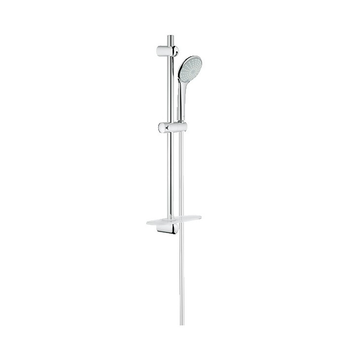 Zestaw prysznicowy GROHE Euphoria 110 Champagne ścienny, dł. 470 - 620 mm, chrom, 3 strumienie, bez ogranicznika przepływu- sani