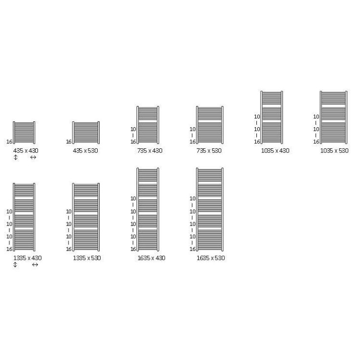Grzejnik Terma Lima 82x40 cm, biały/ kolor- sanitbuy.pl
