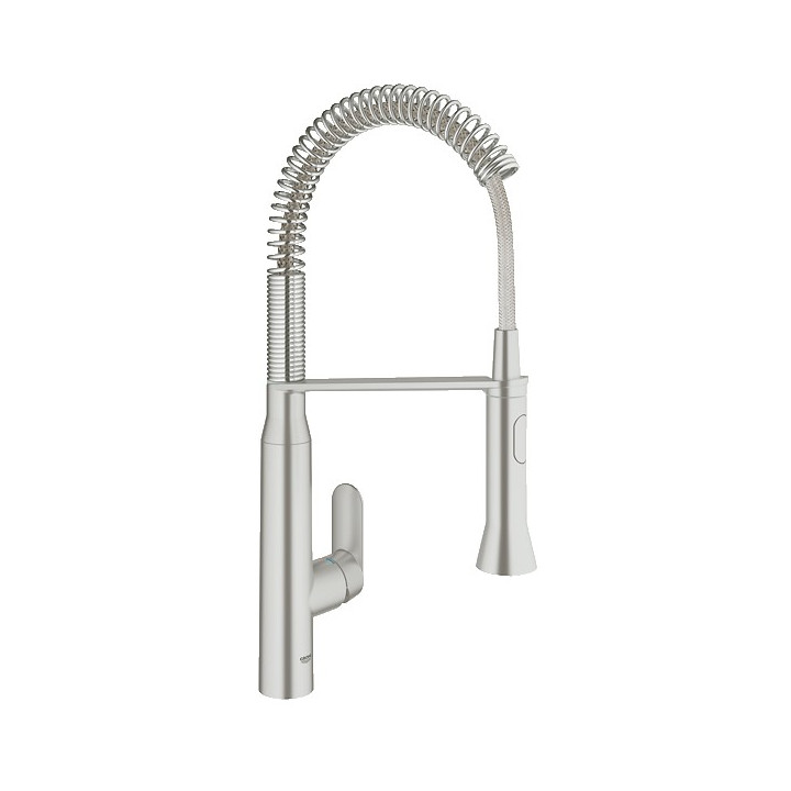 Bateria kuchenna GROHE K7 1/2", stojąca, wys. 539 mm, chrom, z wyciąganą wylewką- sanitbuy.pl