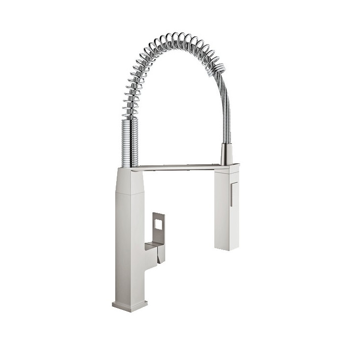Bateria kuchenna GROHE Eurocube 1/2", stojąca, wys. 547 mm, chrom, z wyciąganą wylewką- sanitbuy.pl