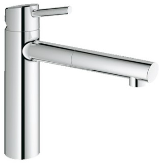 Bateria kuchenna GROHE Concetto 1/2" stojąca, wys. 264 mm, supersteel, jednouchwytowa- sanitbuy.pl