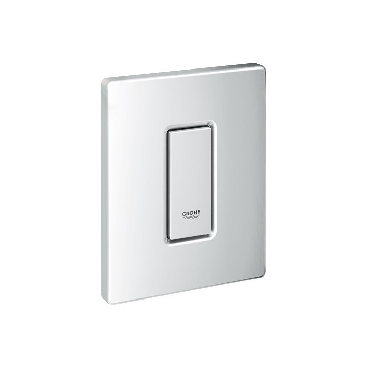 Przycisk uruchamiający GROHE Surf chrom/biały DaVinci, do pisuaru- sanitbuy.pl