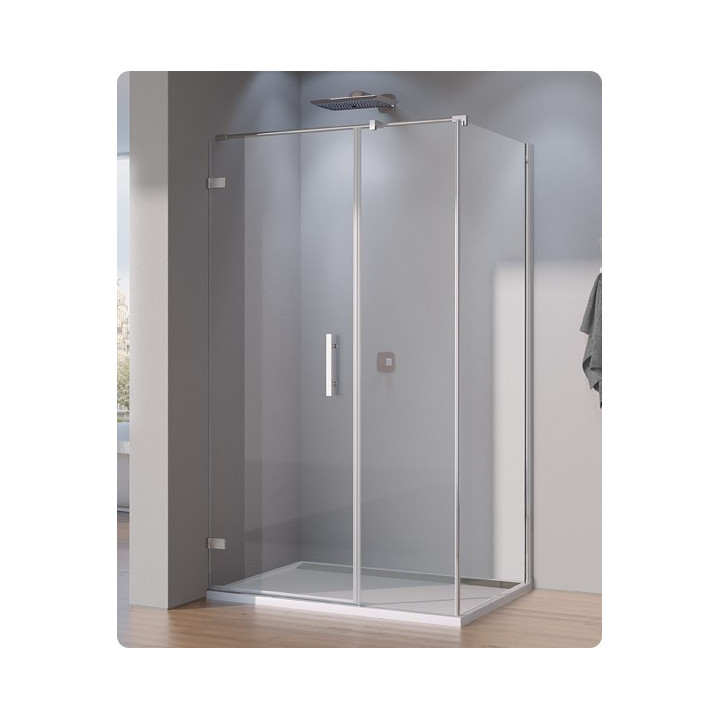 Ścianka boczna SanSwiss PUR PUD3P lewa, szer. 700 mm, wys. 2000 mm, chrom, przezroczysta- sanitbuy.pl