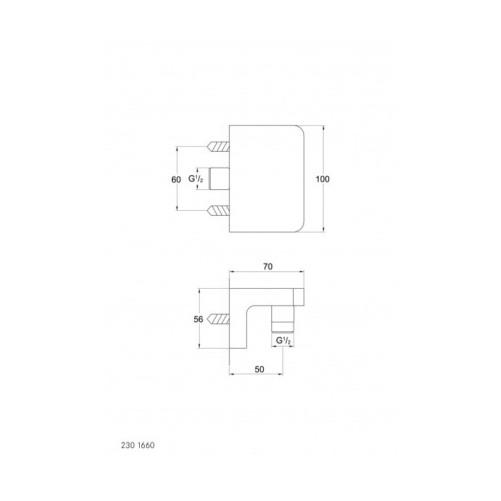 Słuchawka na brzeg wanny Steinberg Seria 230,  chrom- sanitbuy.pl