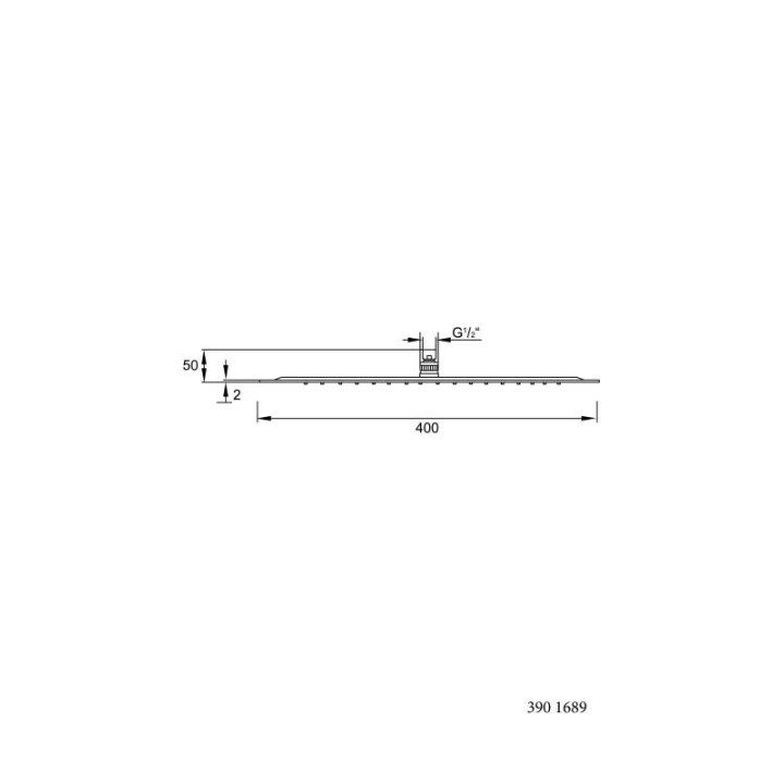 Deszczownica Steinberg, śr 30 cm, chrom- sanitbuy.pl