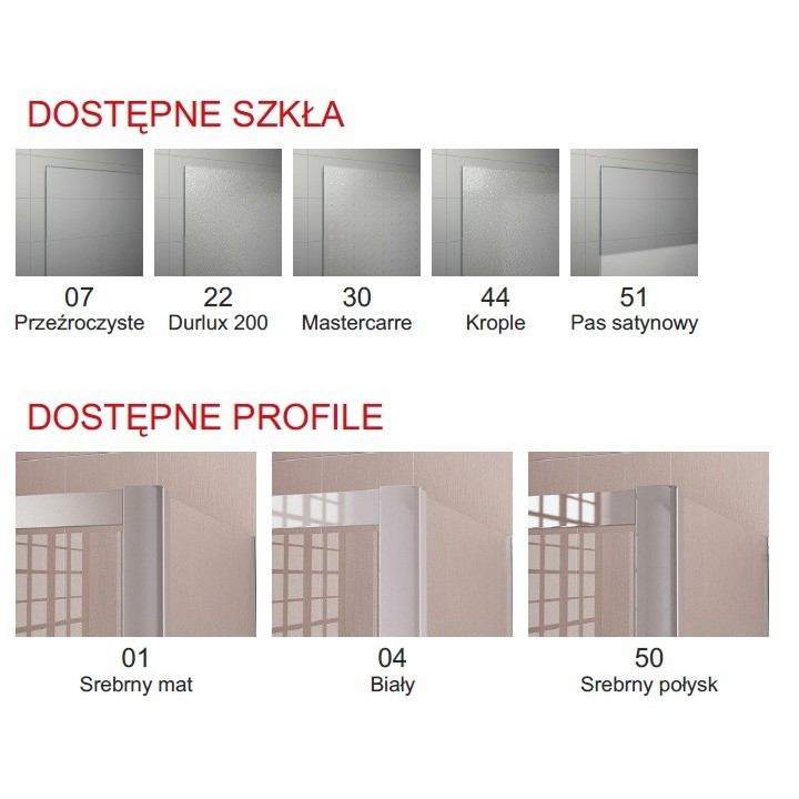 Drzwi przesuwno-składane, 2-częściowe SanSwiss TOP-LINE TOPK szer. 801 - 1000 mm, wys. do 1900 mm, srebrny mat, przezroczyste- s