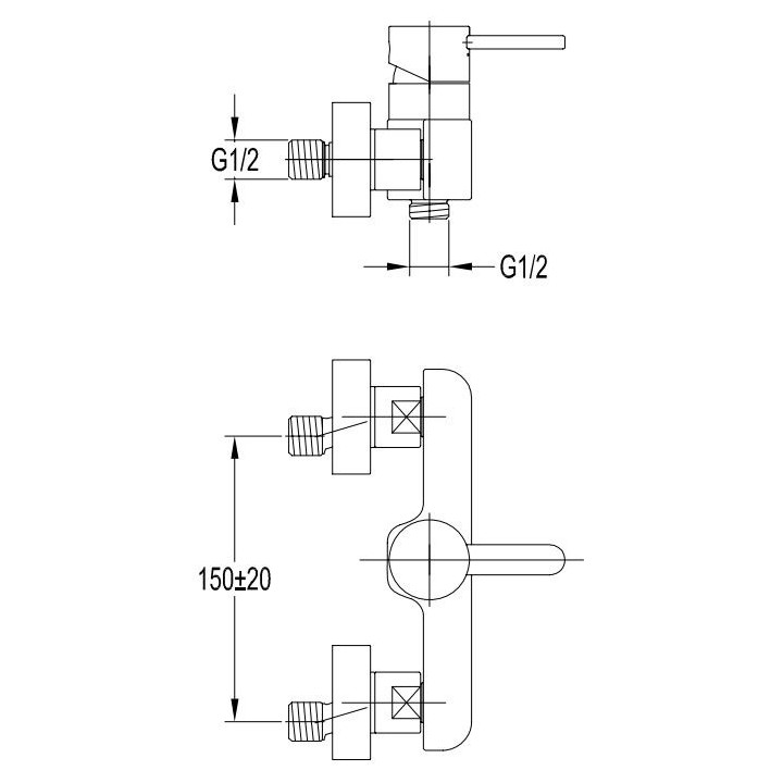 Bateria Omnires Darling black prysznicowa- sanitbuy.pl