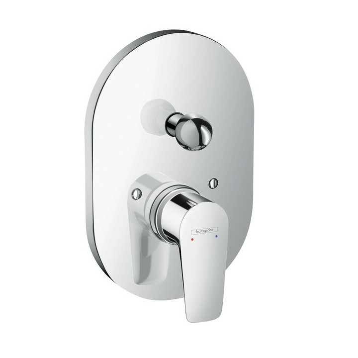 Bateria wannowa 1-uchwytowa Hansgrohe Talis E podtynkowa, el. zewnętrzny, chrom- sanitbuy.pl