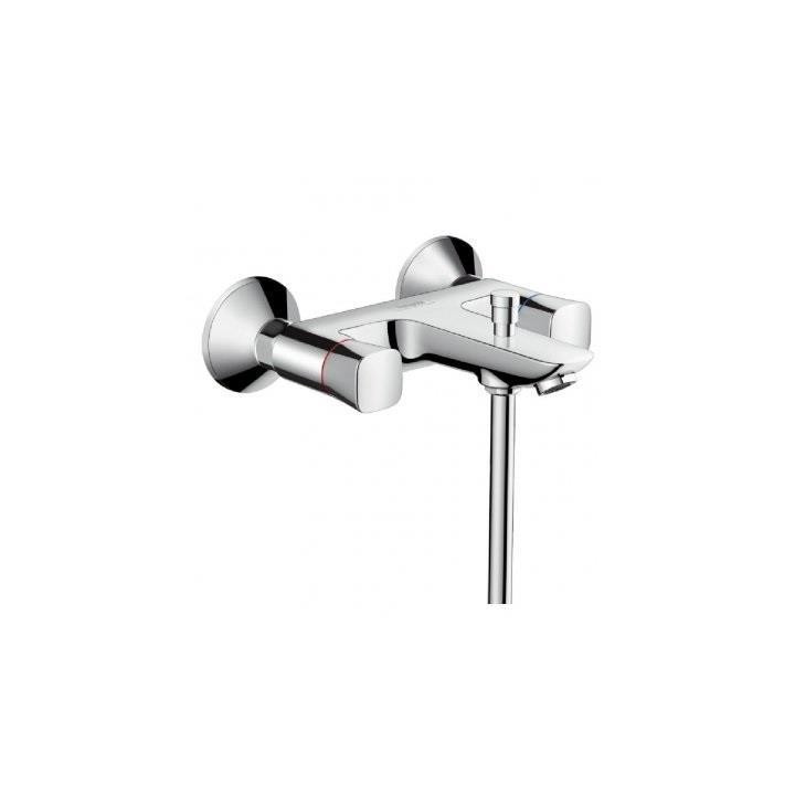 Bateria wannowa 1-uchwytowa Hansgrohe Logis dł. 205 mm, natynkowa, chrom, mieszacz ceramiczny 2 zakresy- sanitbuy.pl