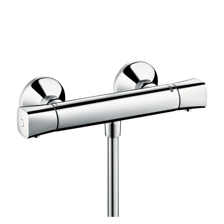 Bateria prysznicowa 2-uchwytowa Hansgrohe Logis Classic szer. 211 mm, natynkowa, chrom, rozstaw: 150 mm ± 12 mm- sanitbuy.pl