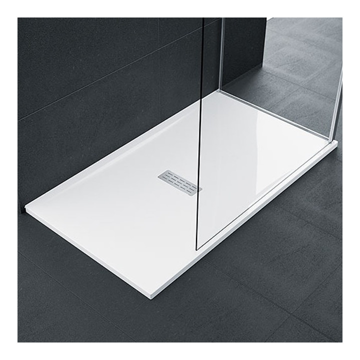 Brodzik Novellini Custom ultracienki 120x80 cm, akrylowy z możliwością docinania, biały- sanitbuy.pl