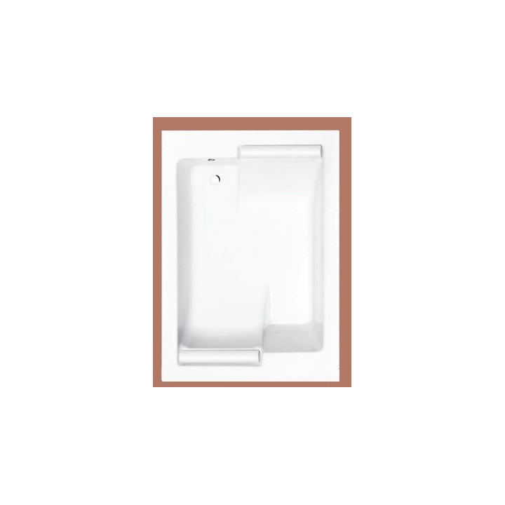 Wanna asymetryczna Ruben Ego narożna, 195 x 135 x 45 cm, biała, system hydromasażu Rexus- sanitbuy.pl