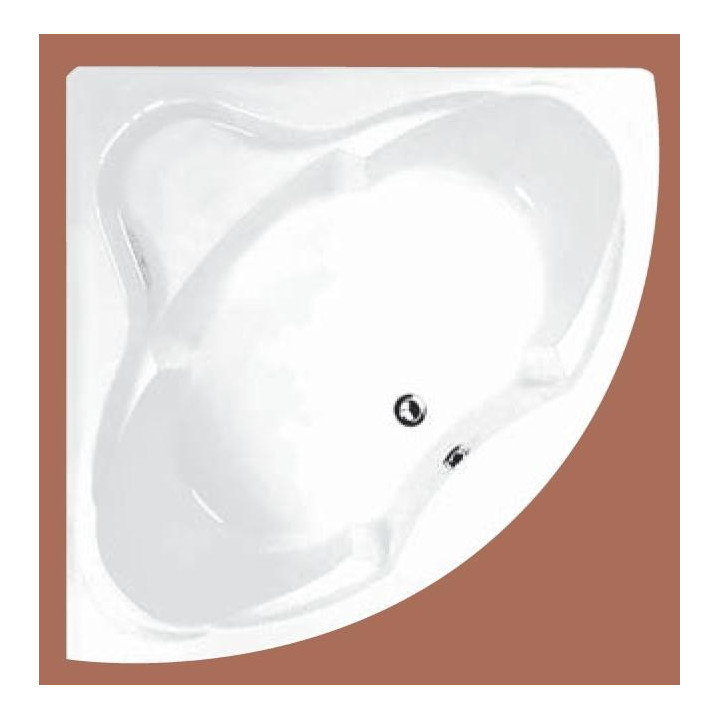 Wanna narożna Ruben Mona Lisa 150 x 150 x 48 cm, biała, system hydromasażu Rexus- sanitbuy.pl