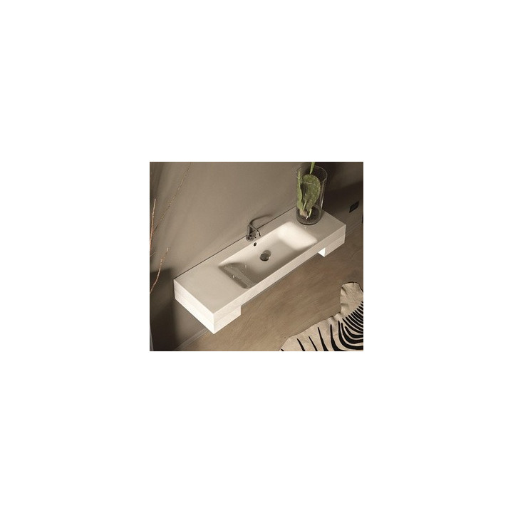 Umywalka Kerasan Cento 140x45 cm z blatem- sanitbuy.pl