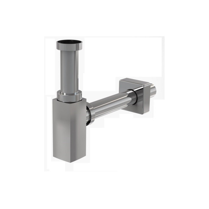 Syfon umywalkowy Alcaplast DESIGN chrom, czworokątny- sanitbuy.pl
