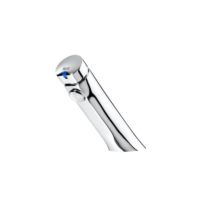 Bateria umywalkowa czasowa Roca Avant stojąca, chrom, z mieszaczem- sanitbuy.pl