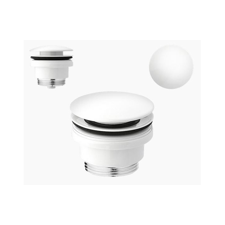 Korek umywalkowy Vedo Click-Clack biały - sanitbuy.pl