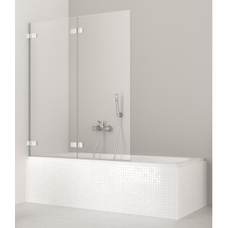 Parawan nawannowy Radaway Arta PRD lewy,  składany, chrom - sanitbuy.pl