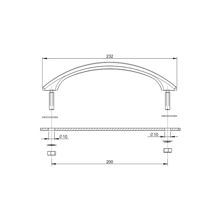 Zagłówek żelowy Sanplast - czarny- sanitbuy.pl